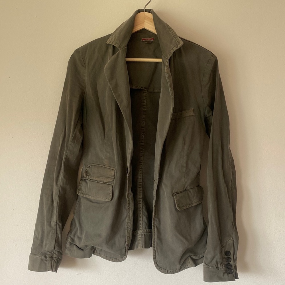 S True Religion - Vintage army style utility jean jacket